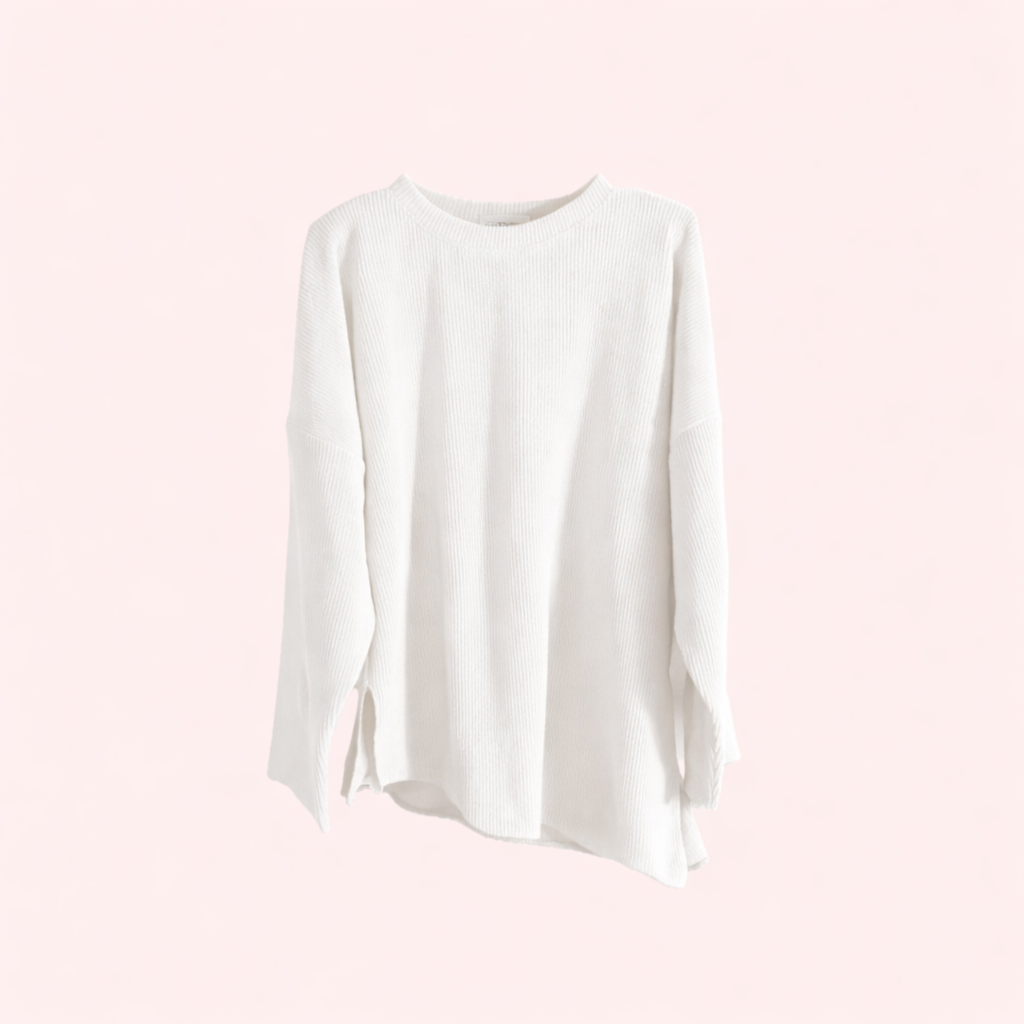 Asymmetrical White Top