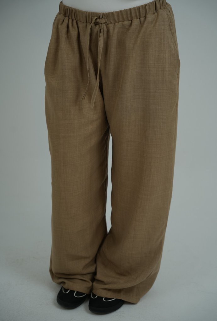 The Loose Non See-Through Linen – Beige