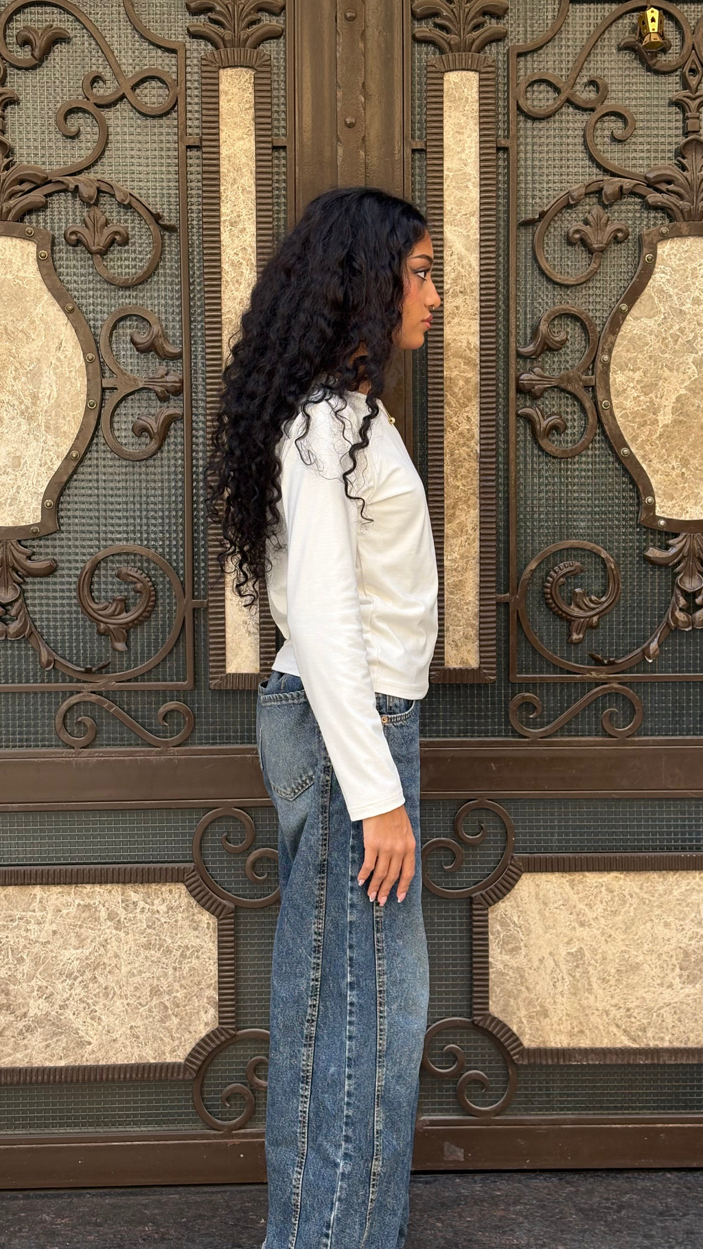 The double layered cotton top