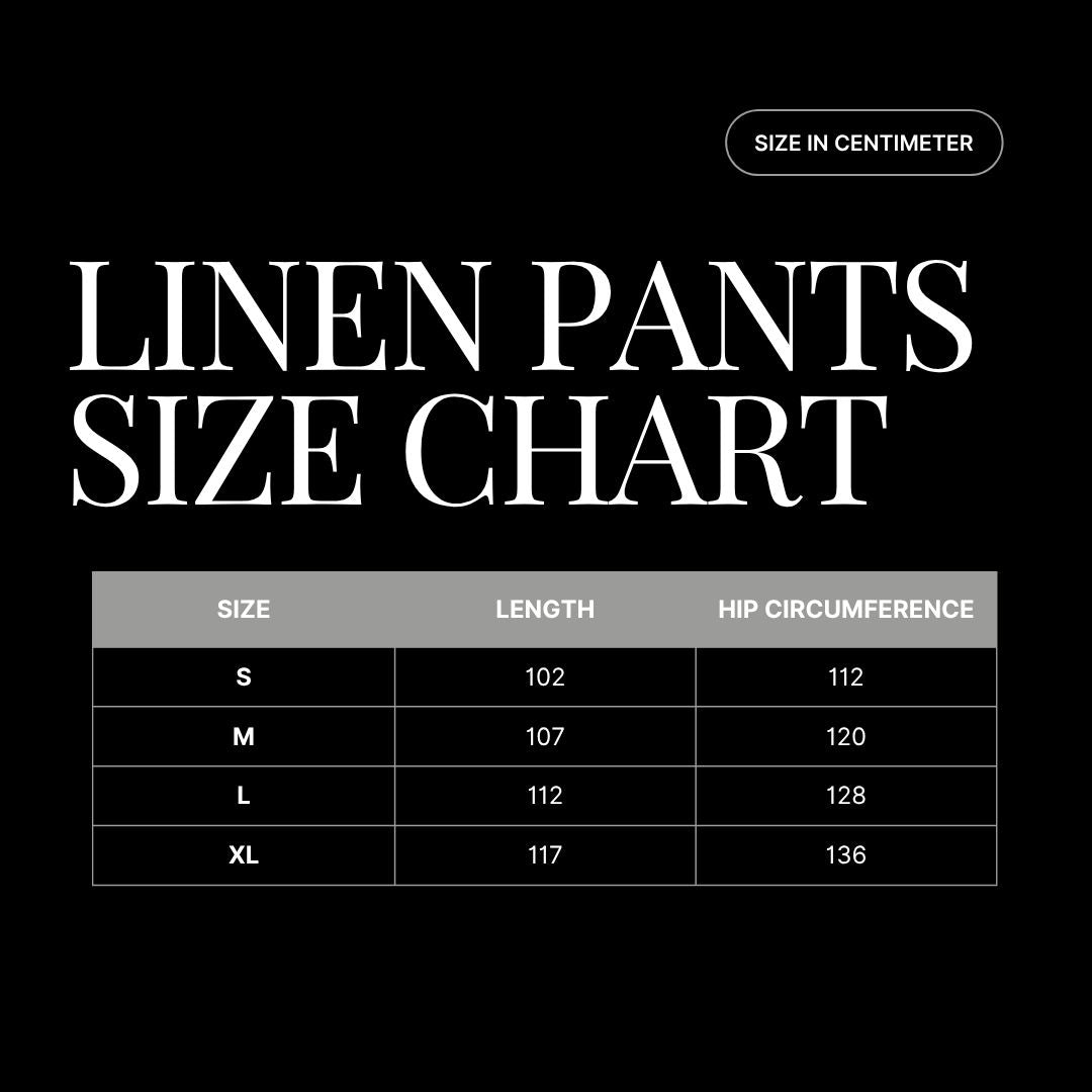 The Loose Non See-Through Linen – White