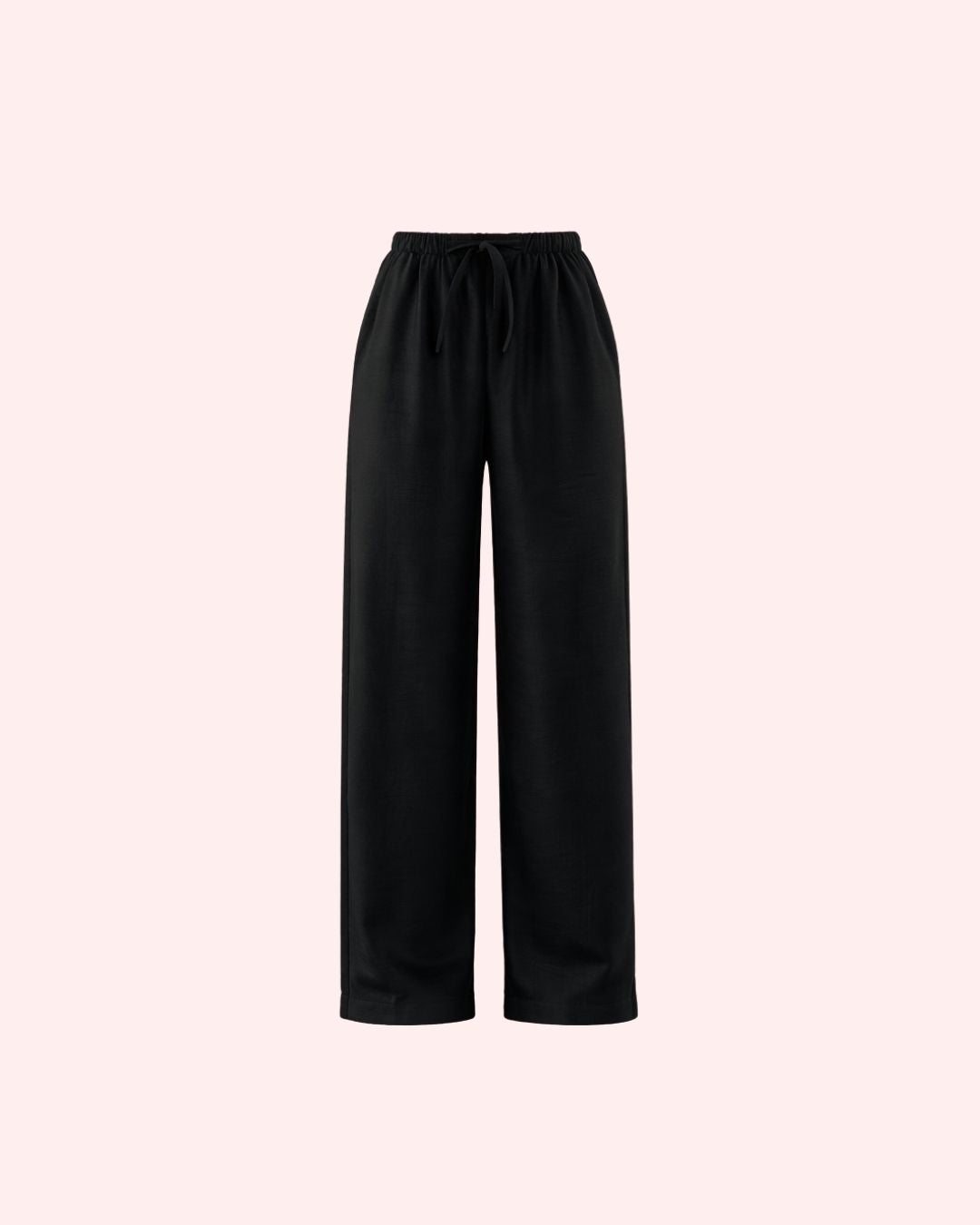 The Loose Non See-Through Linen – Black