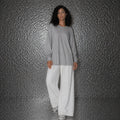 The Loose Non See-Through Linen – White